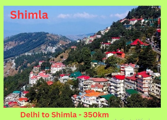 Delhi-to-Shimla-distance